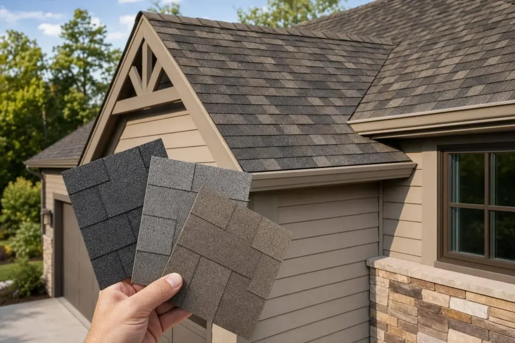 Owens Corning Driftwood shingle colors